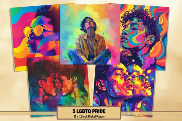 Download LGBTQ+ Pride Gay Rainbow Digital Page 11 - Pride Collection