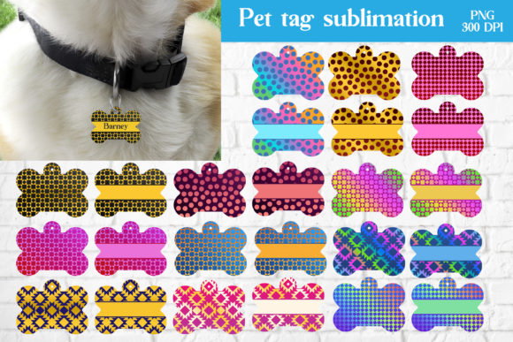 Download Pet Tag Sublimation Design Bundle - Design Collection