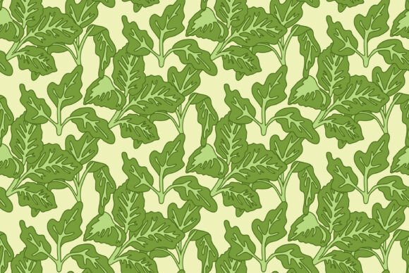 Download Floral Seamless Pattern with Leaves - Flora Collection