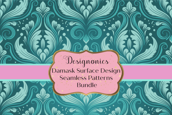 Download Damask Surface Design Seamless Patterns - Design Collection