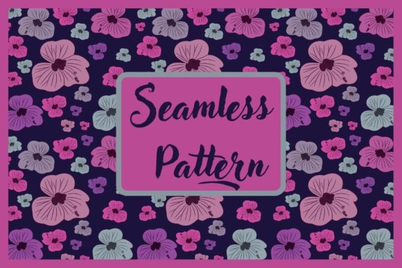 Download Surface Design Abstract Flowers - Design Collection