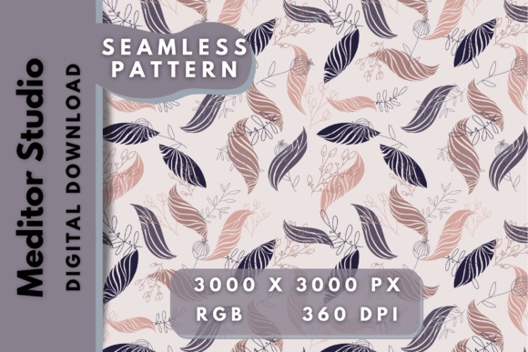 Download Floral Oceanic Shells Pattern - Flora Collection