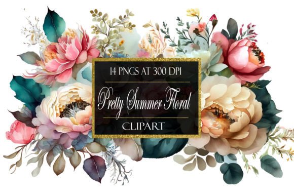 Download Pretty Summer Floral Clipart - Flora Collection