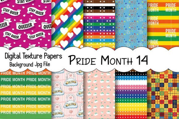 Download Seamless Pride Month Digital Paper - Pride Collection