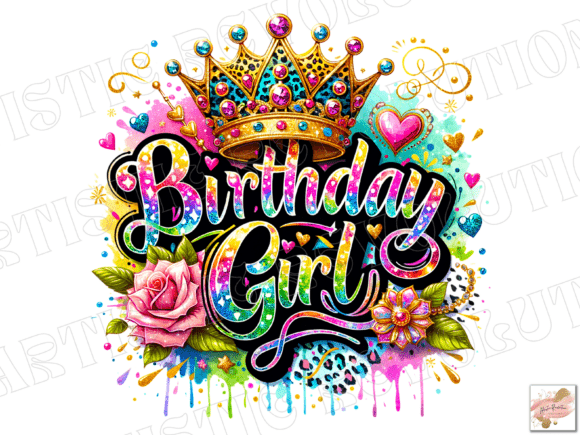 Download Birthday Girl Png Floral Birthday Png - Flora Collection