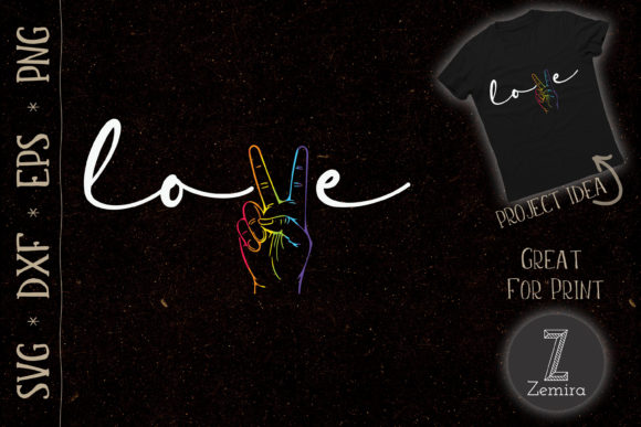 Download Love Peace Sign Rainbow LGBT Gay Pride - Pride Collection