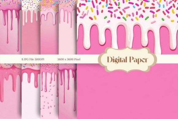 Download Ice Cream Drip Background Wallpaper - Cream Collection