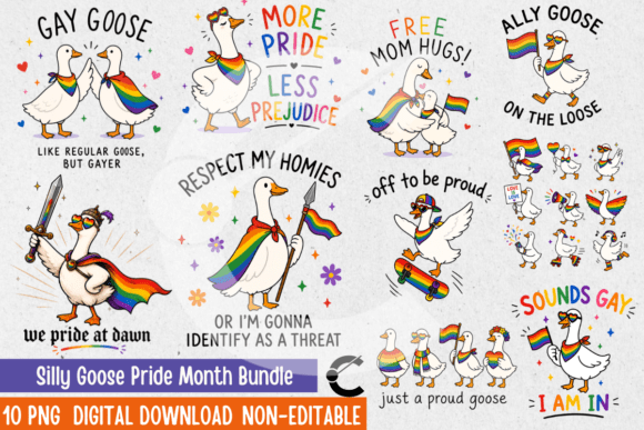 Download Silly Goose Pride Month Bundle - Pride Collection