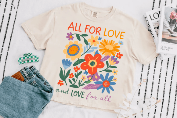 Download Boho Floral All for Love and Love Forall - Flora Collection