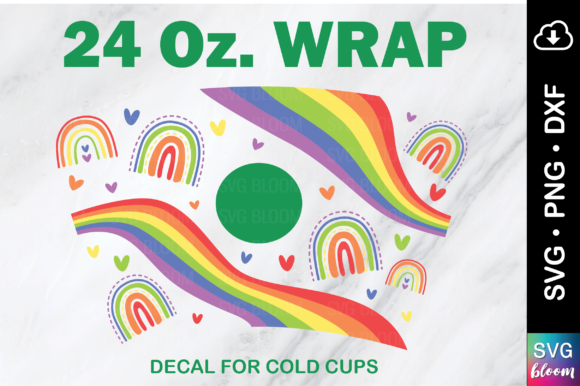 Download Seamless LGBTQ+ 24oz Tumbler Gay Pride - Pride Collection