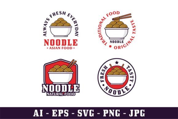 Download Noodle Asian Food Design Logo - Design Collection