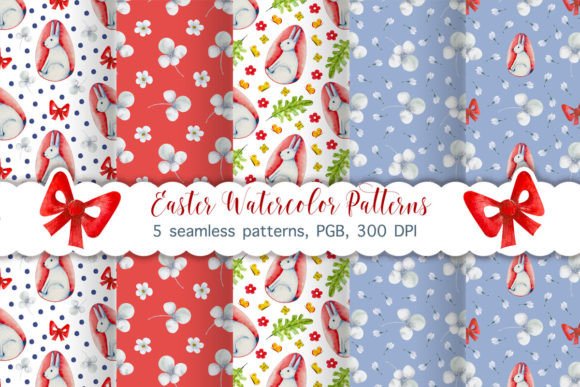 Download Easter Watercolor Patterns - Watercolor patterns Collection